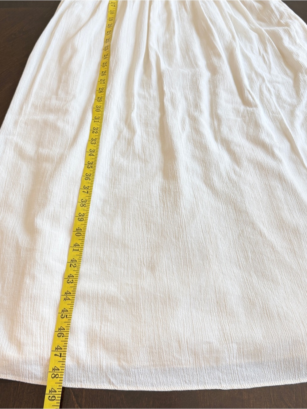 Zara Crochet Knit Midi Dress Cream Cotton Gauze Cottagecore Sz M Boho Beach - Picture 9 of 10